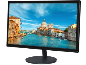 Wholesale 22-Inch PC Monitor Black Flat TFT Screen 1080P FHD LCD Display with VGA+HDMI for Work Study Design Gaming CCTV Computer Monitor
