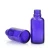 wholesale 30ml blue essential oil bottle cosmetic dropper glass bottle black screw cap glass laboratory ware clearance stock