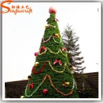 wholesale artificial umbrella metal frame christmas tree