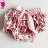 Wholesale baby clothes,new born small fresh flower baby bloomer with bow