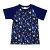 Wholesale boutique outfits for boys dog pattern childrens clothing baby boy t-shirt