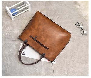 Wholesale Casual women custom shoulder messenger bags Lady PU Leather Portable Handbags