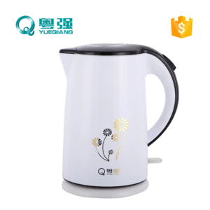 Wholesale CB CE Electric kettle 2.2L fast heating 1800W tea kettle 304 stainless steel double wall water boiler