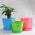 Import Wholesale clear thin plastic flower pots plant nursery flowerpot from China