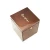 Import wholesale Custom logo MDF wooden gift box brown piano lacquer finish velvet packaging tea box from China