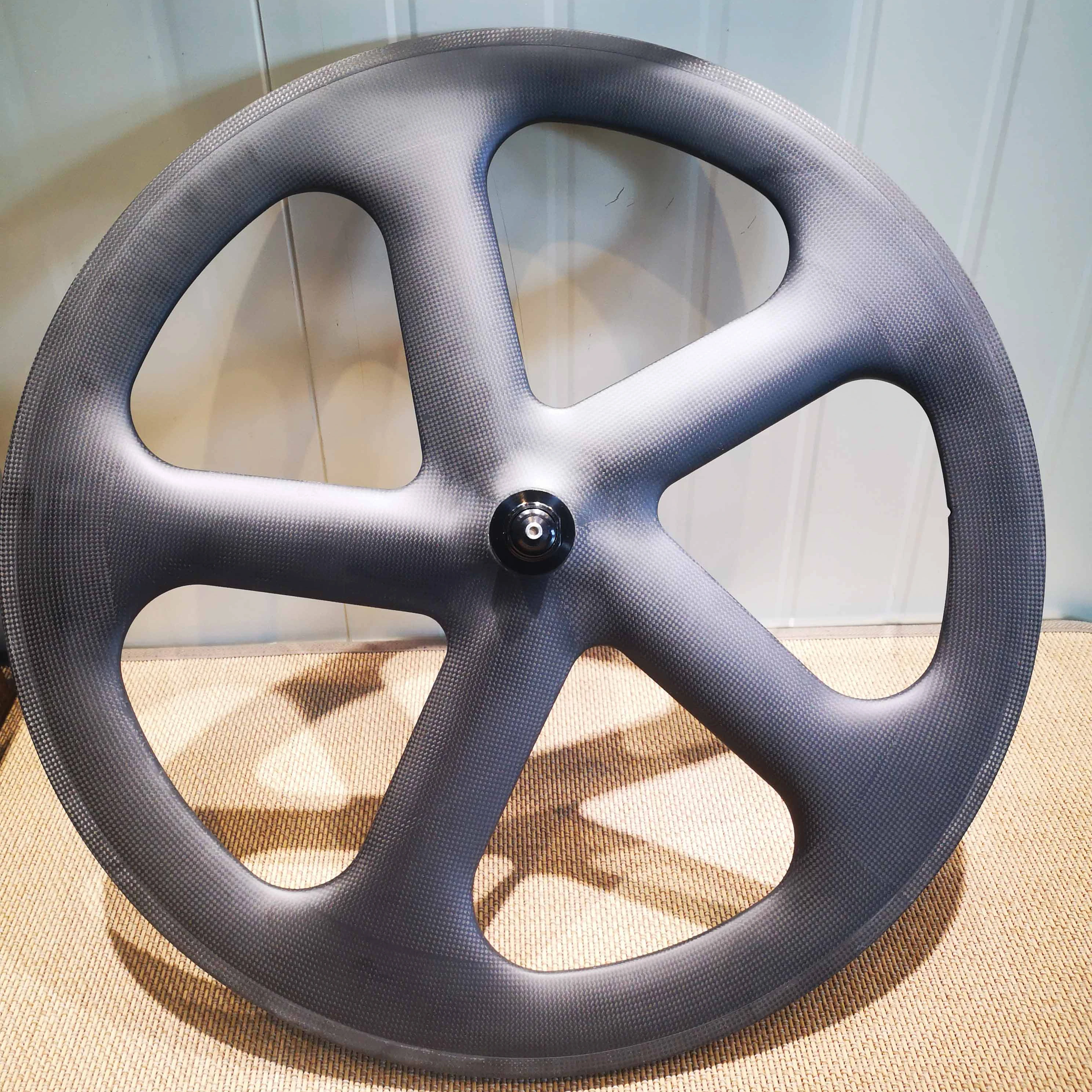 Wholesale customized good quality carbon  5 spoke bicycle wheels 700c