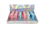 Wholesale Flavored Organic Fruity Lip Gloss Holder Squeeze Tube Keychain Lipgloss Private Label