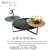 Import wholesale furniture design modern glass coffee tables from China