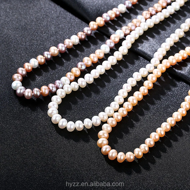 wholesale grandma birthday gift freshwater pearls necklace jewelry