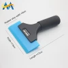 Wholesale High Quality Blue Rubber Handle Scraper Squeegee Tools For Car Window