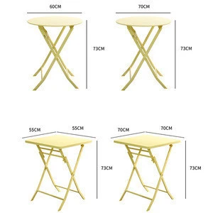 Wholesale High Quality Outdoor Garden Restaurant Folding Table Dining Chair Dining Room Set
