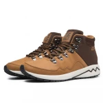 Wholesale Hiking Shoes  Outdoor Pu Leather Upper Casual Hiking Shoes Men
