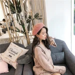 Wholesale Hot Sale Custom Winter Wool  Berets for Women