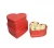 Import Wholesale  Hot stamped golden Heart Shape Empty Floral  Gift Boxes Packaging box sets from China