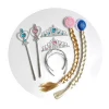 Wholesale ice princess crown three-piece set children hair accessories new hair accessory hair clip accessories wedding crown