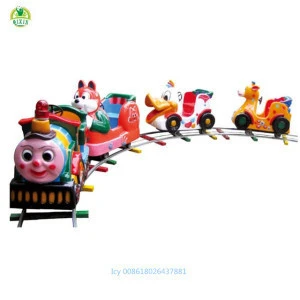 Wholesale Kids Electric Train Amusement Park Rides Christmas Mini Track Train