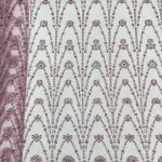 Wholesale Luxury White Beaded Lace Fabric Glitter Embroidered Tulle for Womens Wedding Dresses