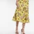 Import wholesale Manufacturer directly sale lady floral print cotton blend voile midi dress lined adjustable shoulder strap square-neck from China