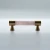 Import Wholesale Natural Stone brass Knobs European T Bar Handles Drawer Pulls Kitchen Cabinet Knobs and Handles C-1515 from China