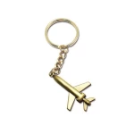 Wholesale Price 3D gold metal Keychain custom shape keychains custom