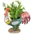 Import Wholesale resin animal flower pot rooster planter pig hanger Garden decoration from China