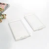 Wholesale simple design clear  packaging eyebrow knife square plastic box