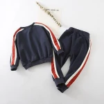 Wholesale sports and leisure T shirt pants suit baby autumn clothing sets for boys
