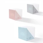 Wholesale Square Led Digital Kids Table Desk Alarm Clock Wake Up Light Time Temperature Alarm Clocks