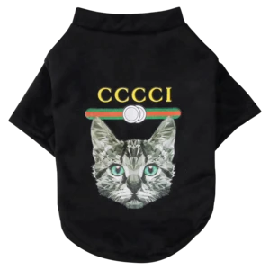 wholesale stock cat head spring, summer,and fall home clothes for dog T shirt  clothes for pets