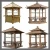 Import Wind proof gazebo with most popularnew design garden durable wood bamboo gazebo from China