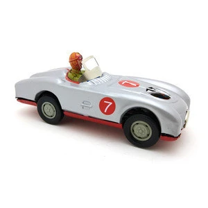 Wind Up Tin Toy Thank You Gift Race Car Retail Decoration