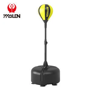 Wolon 2020 New Design Custom Fitness Inflatable Training Kicking Boxing Standing Punching Heavy Sand Bags With Suction Plate