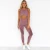 Import Women 2 Piece Set Hollow Out Clothes Heather Light Color Sportswear from China