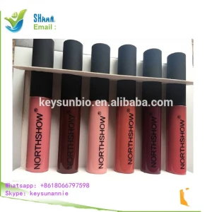 Women use lipstick Northshow cosmetics Best liquid matte lipstick,High matte lipstick private label