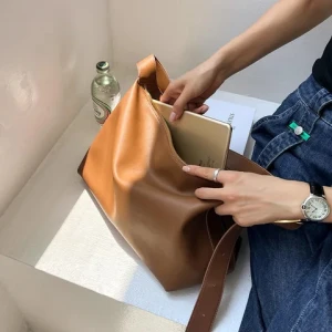 womens hobo fashion trend genuine leather sac a main femme luxury shoulders ladies designer tote handbags bags