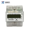XTM024 Clear ABS Shell Three Phase 4 Wires RS485 Communication Port MODBUS-RTU Energy Meter LCD Display KWH Manufacturer Sale