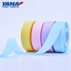 YAMA factory large stocked solid colors polyester satin grosgrain ribbon webbing