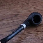 yanzhen Yiwu High Quality Hot Sell Black Sandalwood Smoking Pipe Classical Gift Set,tobacco small wooden pipe 101