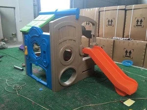 YL-36402 Custom Design Mini Cheap Toddler Children Playhouse Plastic Kids Indoor Playground For Kids With Slide
