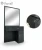 Import Yoocell Modern Large storage space wooden salon mirror station for salon beauty equipment from China
