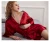 Import YS-026 New Arrival Wholesale Graceful Satin Dress Ice Noble Luxury Lace Long Ruffle Sleepwear Silk Robe Sexy Pajamas for Women from China