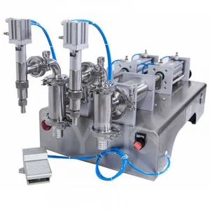YTK-G2WY Pneumatic Piston Liquid Filler Shampoo Gel Water Wine Vinegar Coffee Oil Drink Detergent Filling Machine Supply