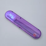 ZL-08L(AT-08L) transparent sterilizer toothbrush holder portable ce toothbrush sterilizer rechargeable uv sanitizer case