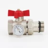 ZL-4012 Ball Valve Brass Body Power Comply Thread Material Normal Water Temperature CE Certificate