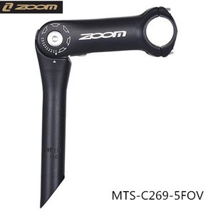 ZOOM brand adult alloy black silver bicycle stem