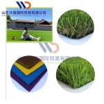 Plastic Football Artificial Grass Mat synthetic PE artificial grass for tennis court