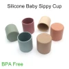 Custom Silicone Kids Learning Cup – Unbreakable, Microwave Safe, Multi-Color Options for Toddler Drinks