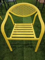 Modern Outdoor Patio Dining Chair Comfortable Waterproof Durable for Garden Use