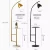 Import simple design home decorative dimmable living room bedroom corner standing led floor lamps from China