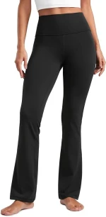 CRZ YOGA Butterluxe Flare Leggings Women's High Waisted Bootcut Yoga Pants with Pockets